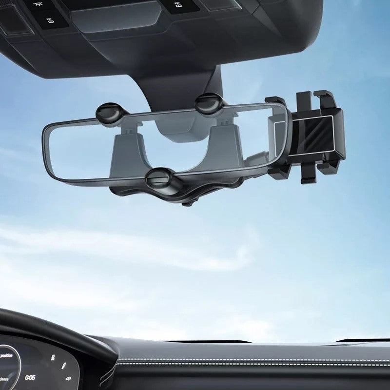 Phone Mount For Car- Rear Mirror Version