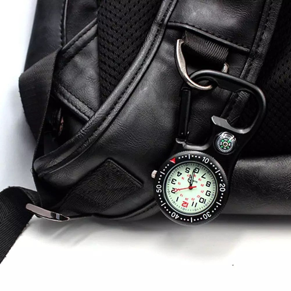 Watch - Compass Carabiner Style